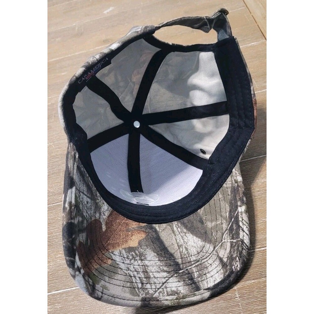 Hyundai Hunting CAMO Black Hat Adjustable Strap OSFM Cap Car SUV - Picture 4 of 5